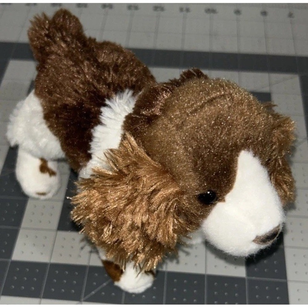Douglas Cuddle Toys Springer Spaniel Plush Stuffed Animal Dog Brown White 4016 - Picture 2 of 16